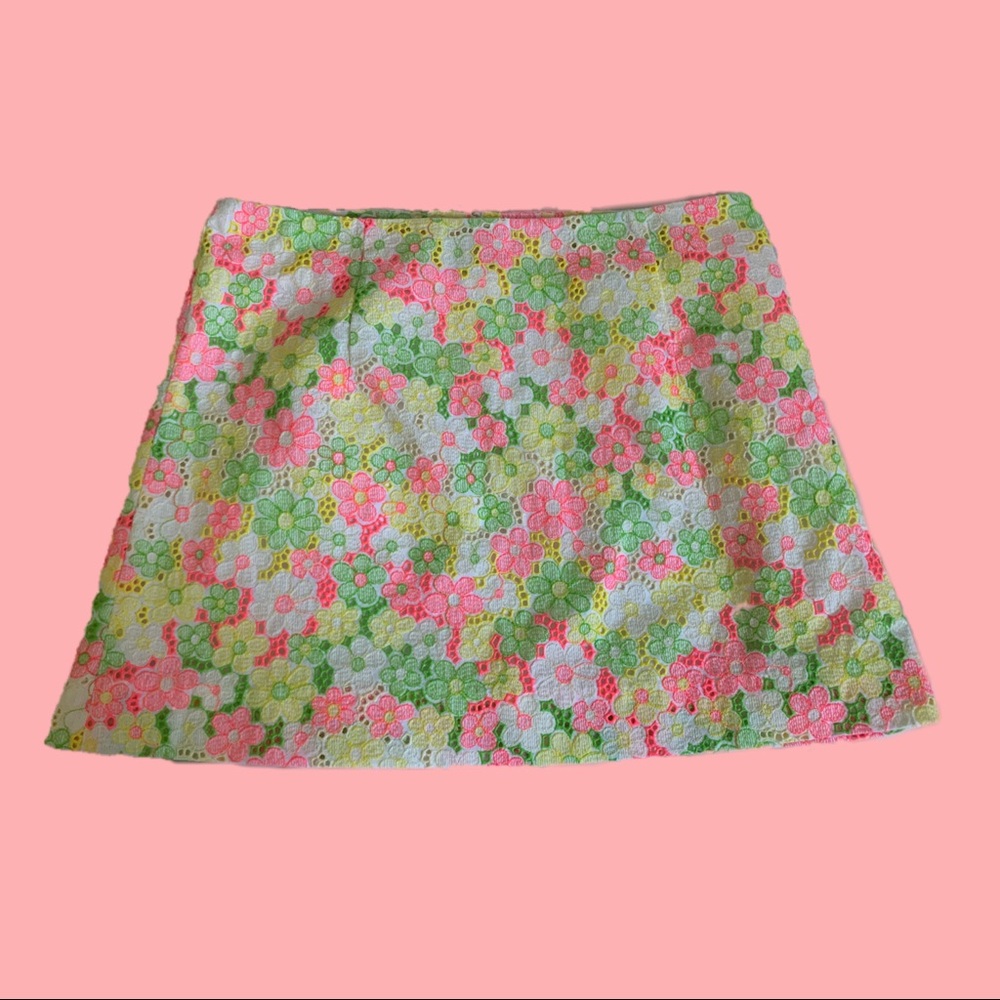 y2k pinterest floral skirt